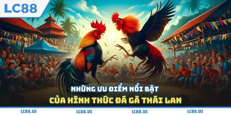 Những ưu điểm nổi bật của hình thức đá gà thái lan